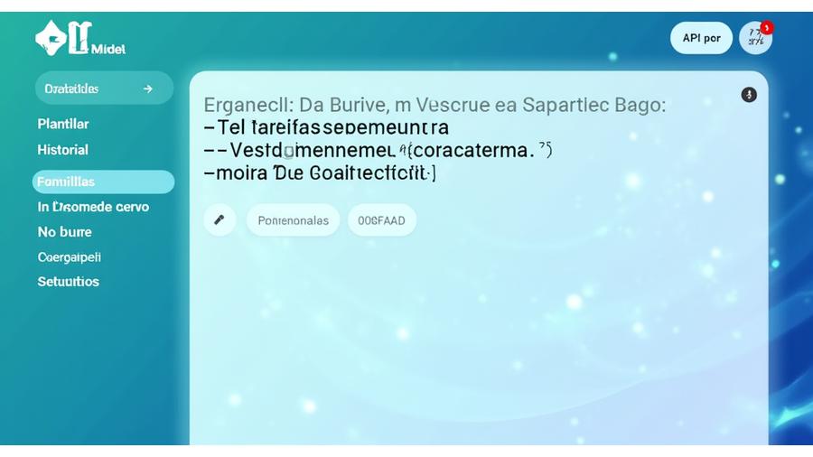 Captura de pantalla de la plataforma Brújula Digital mostrando el editor de contenido con IA