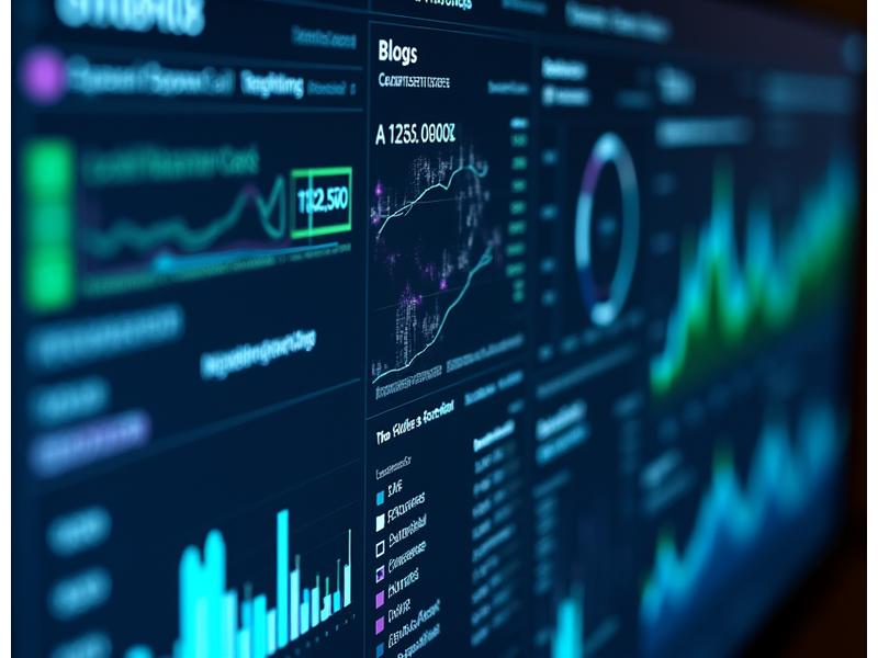 Dashboard de análisis de rendimiento de blogs en Brújula Digital, mostrando gráficos de tráfico, engagement, conversiones y recomendaciones impulsadas por IA